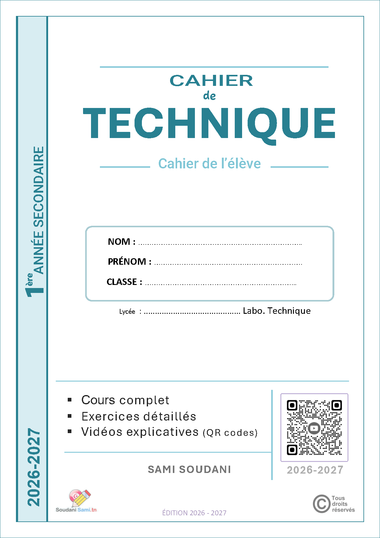 Cahier 1AS 2027